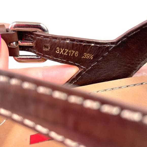 Authentic Prada Wicker Wedge Sandals 39,5 - Picture 5 of 10